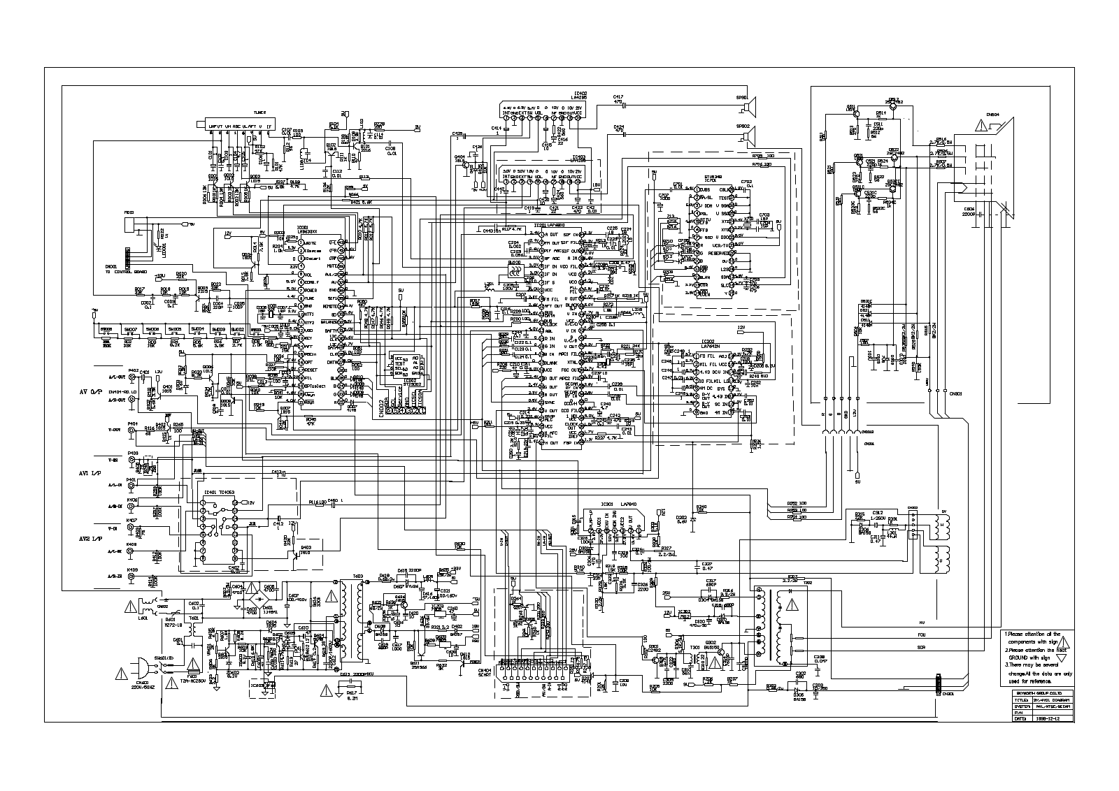 Erisson 2120 Schematic