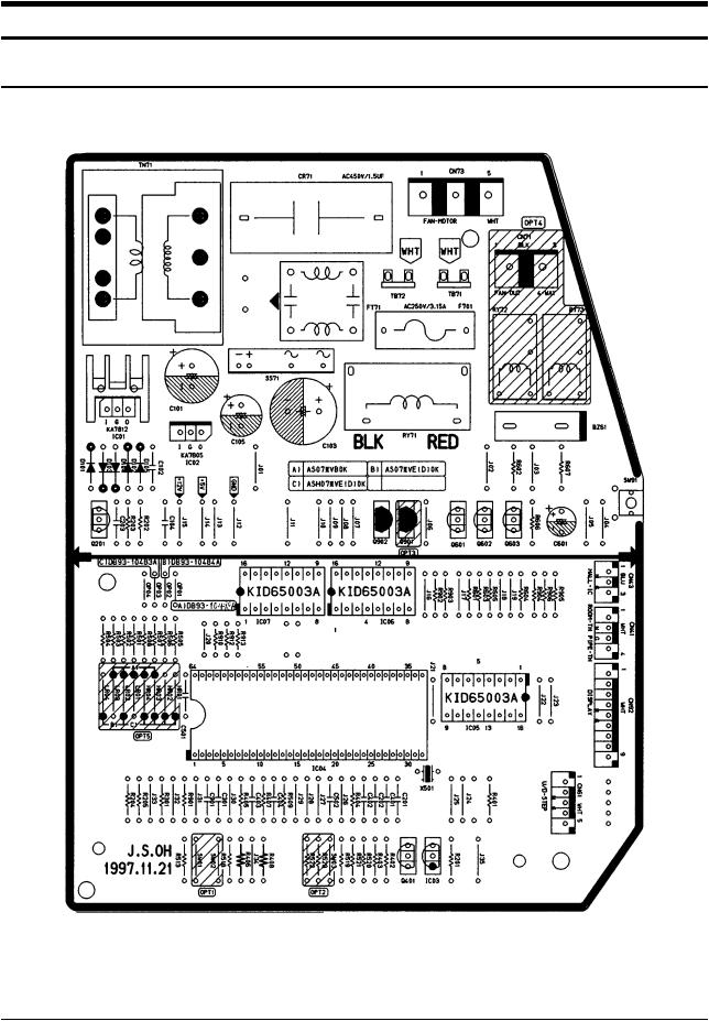 Samsung AS070, AS070VE0K-GSP PCB Diagram