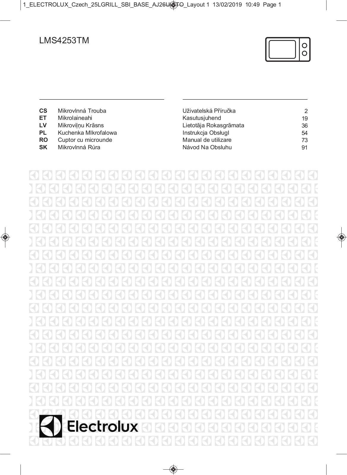 Electrolux LMS4253TMK User Manual