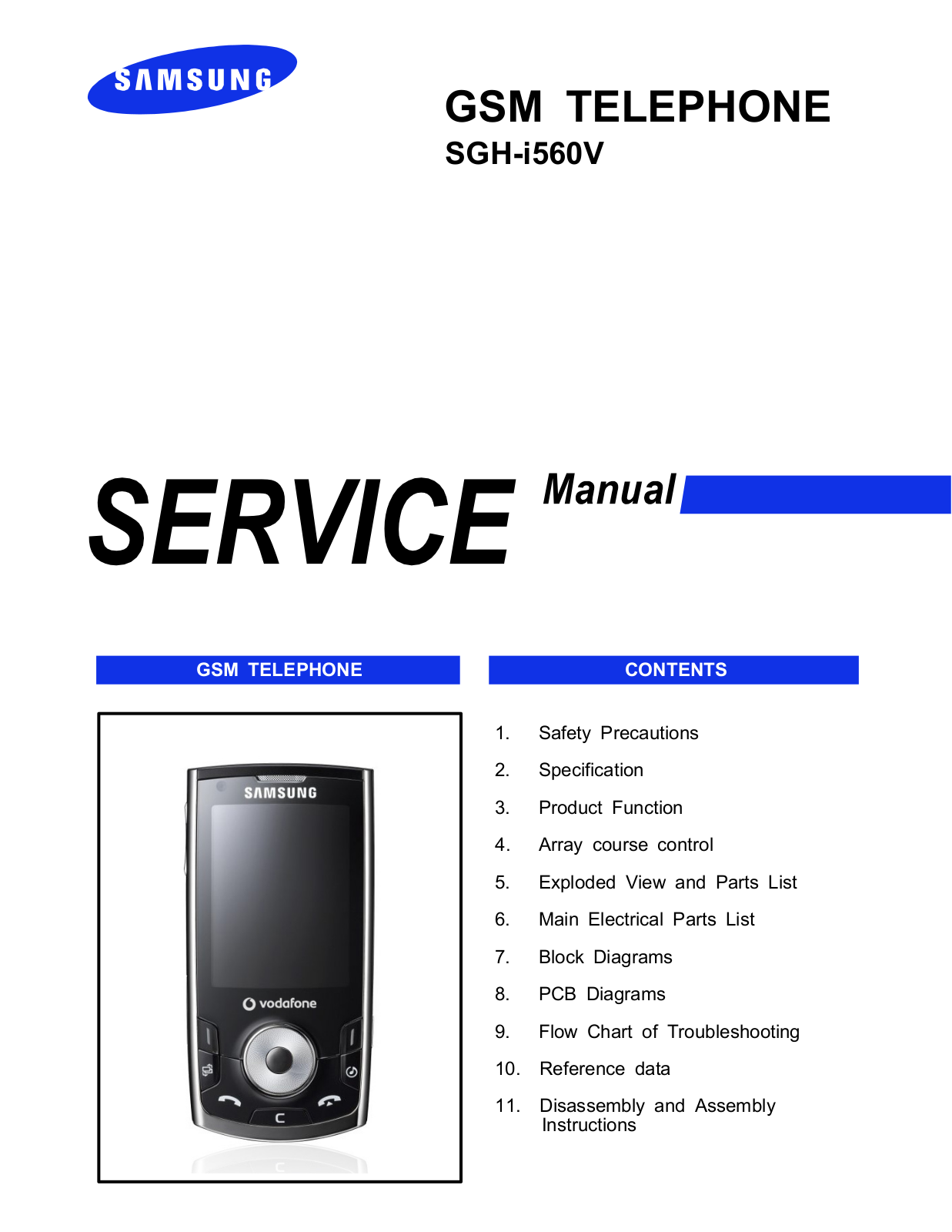 SAMSUNG i560v Service Manual