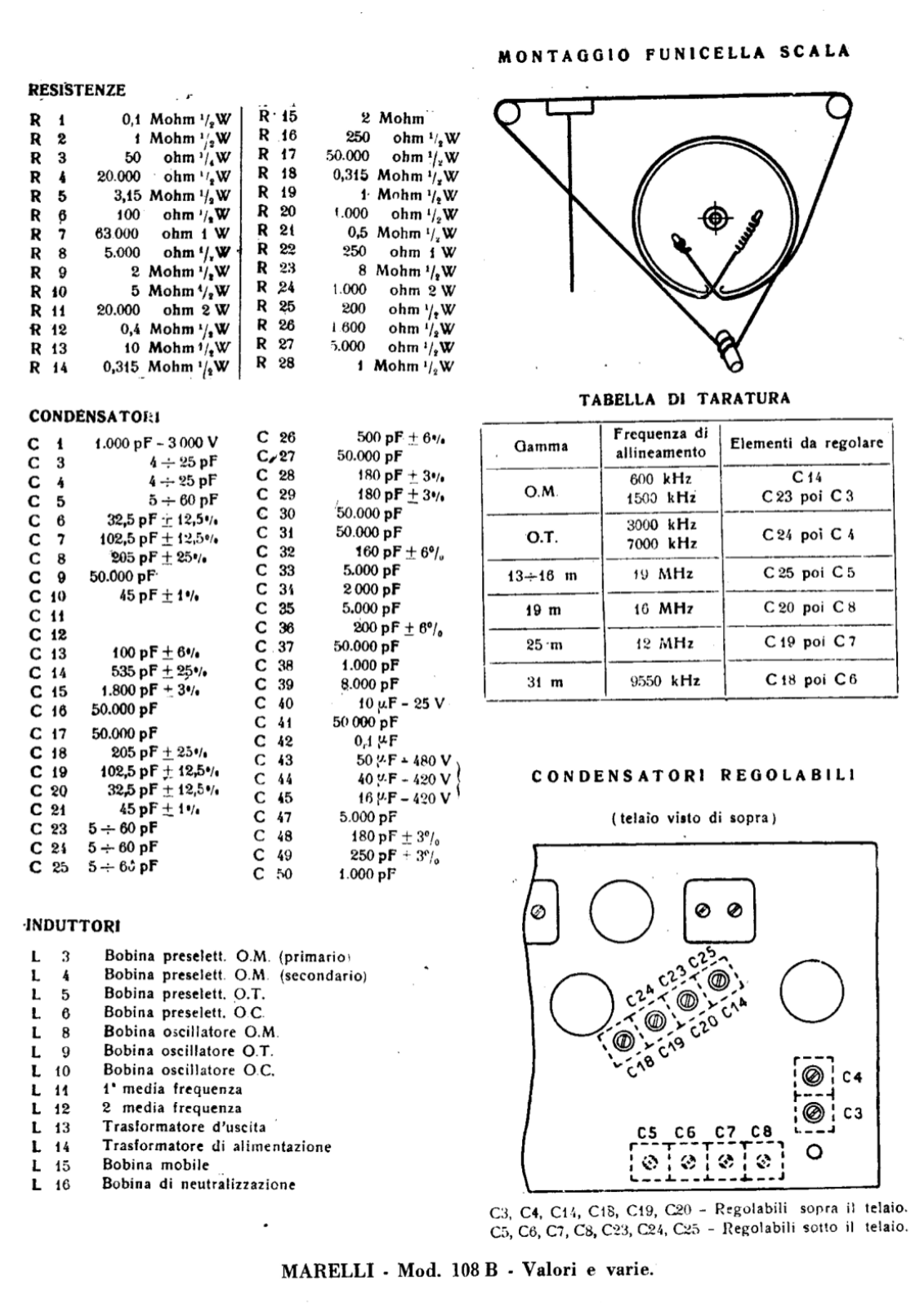 Radiomarelli 108b schematic