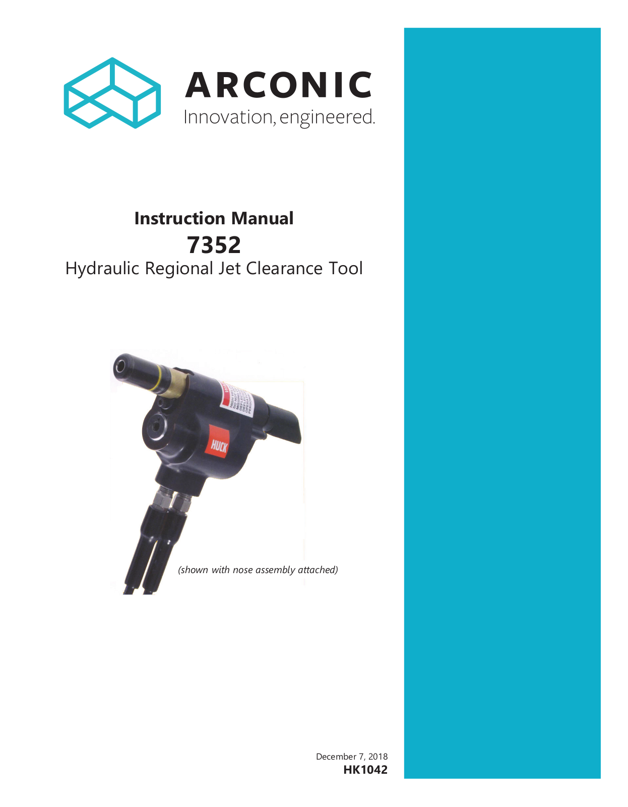 Huck 7352 Instruction Manual - ManualMachine.com
