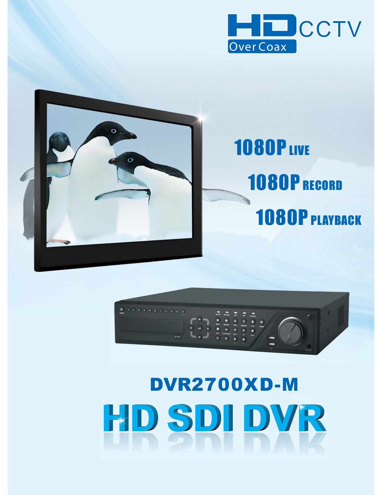 COP-USA DVR2716XD-M, DVR2708XD-M Specsheet