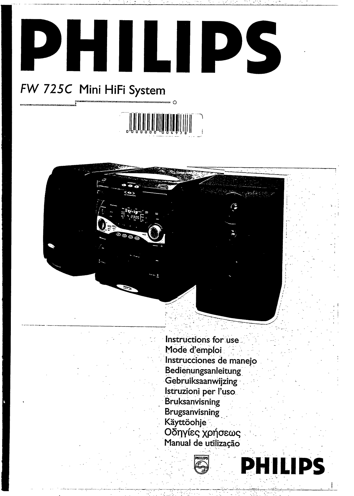 Philips FW725C/22 User Manual