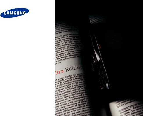 Samsung SGH-D840 User Manual