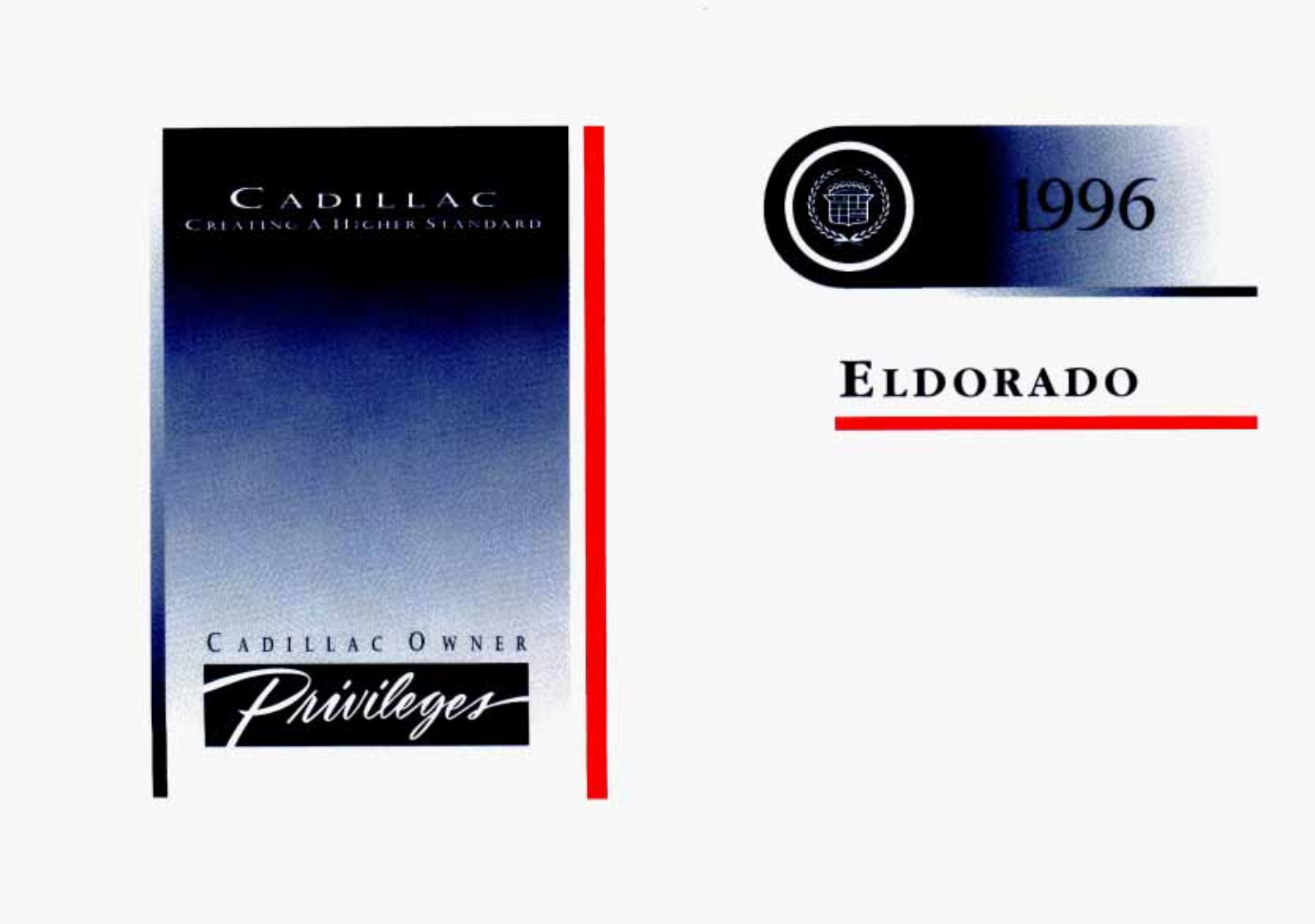 Cadillac ELDORADO 1996 User Manual