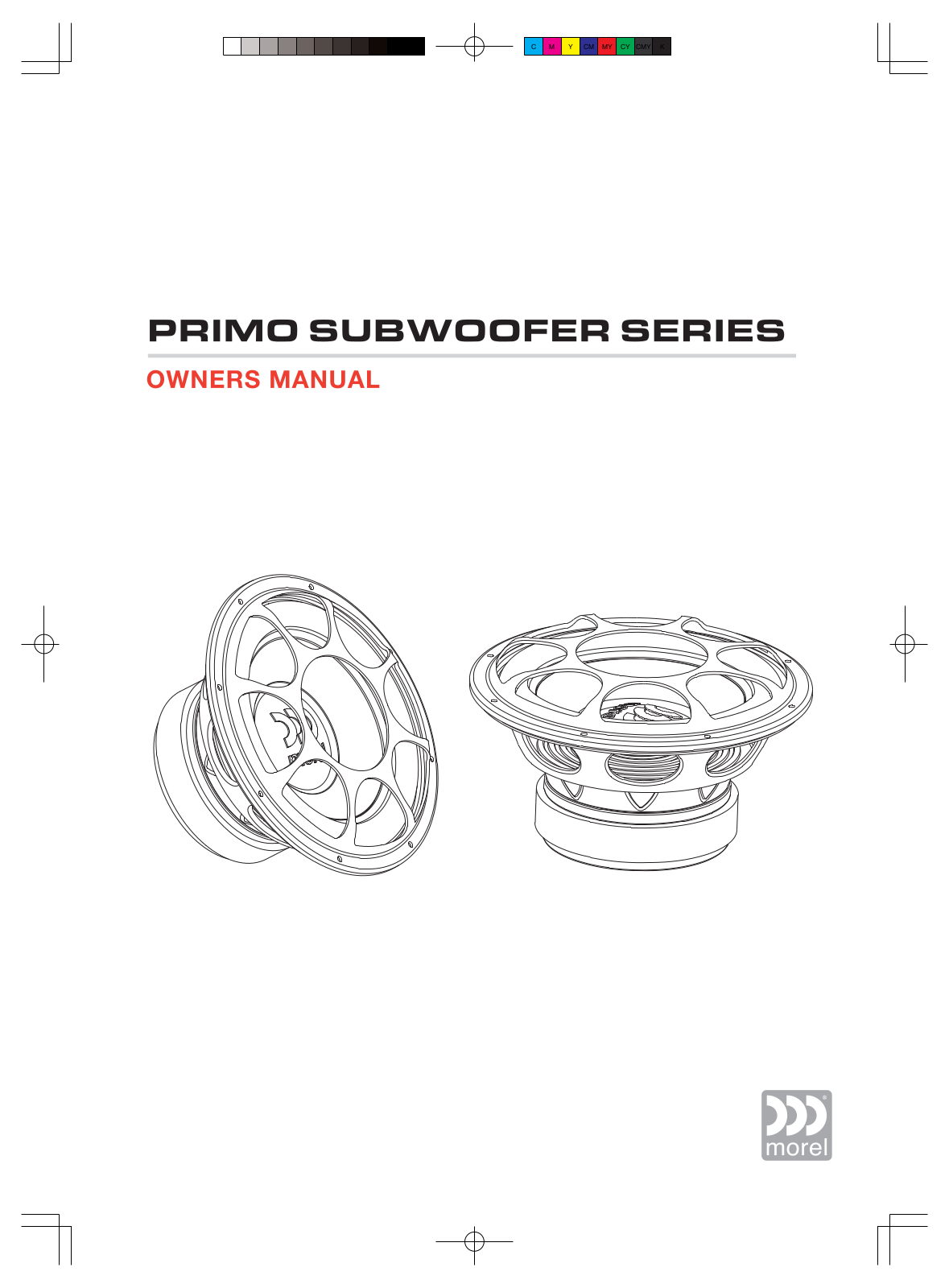 Morel PRIMO 8 Owners Manual