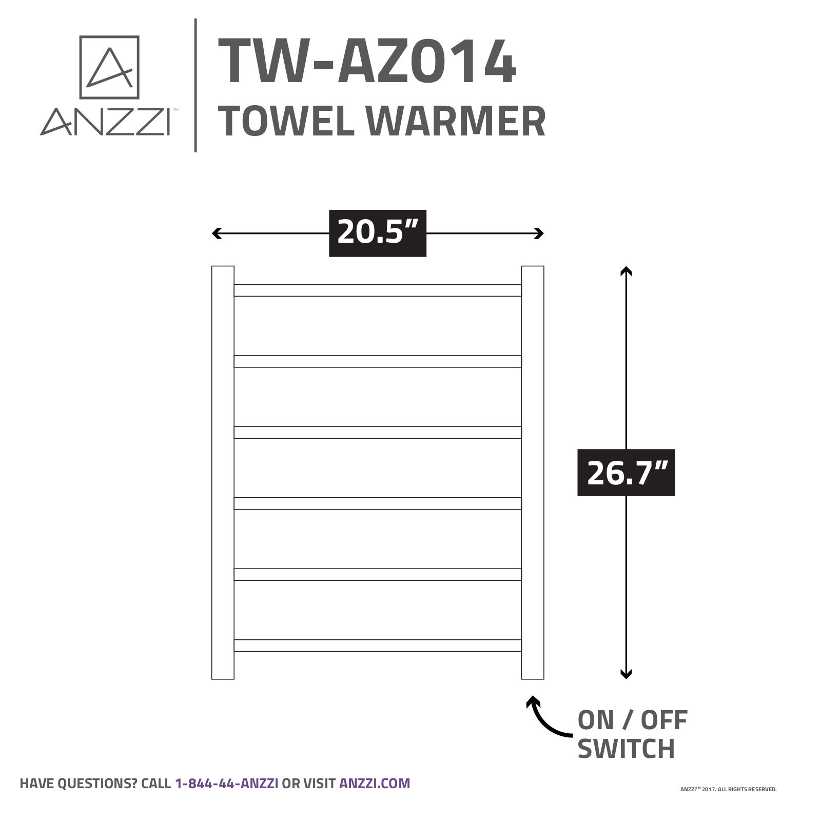 ANZZI ANZI1710 Dimension - ManualMachine.com