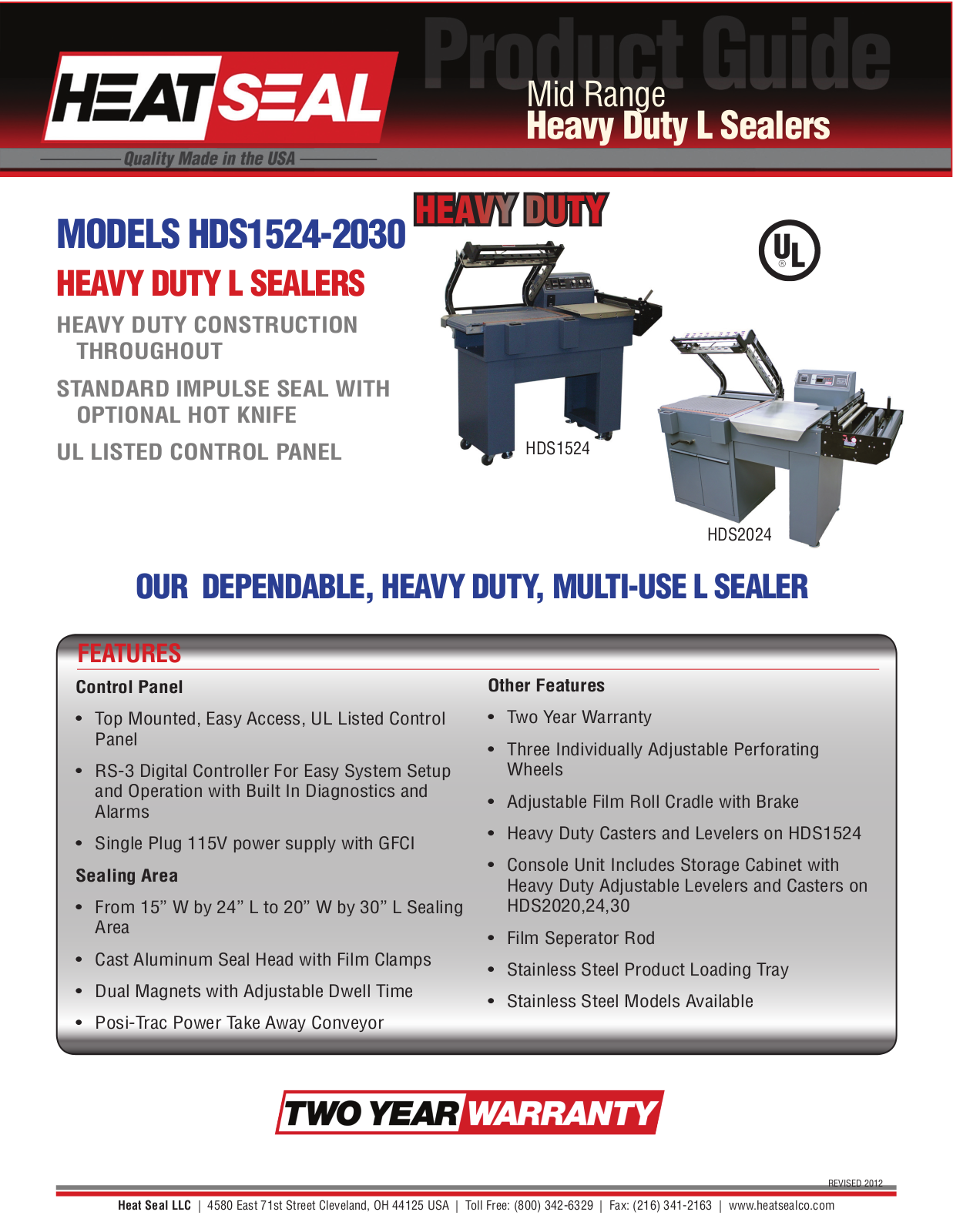 Heat Seal HDS2020 User Manual