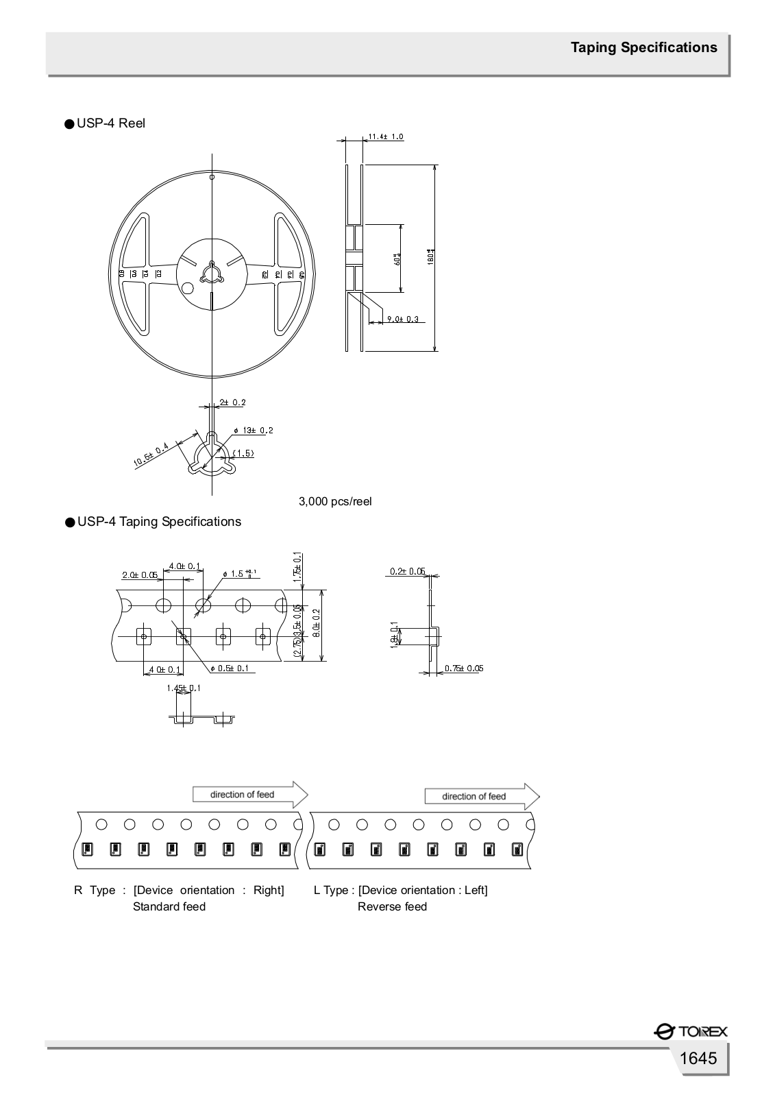 TOREX USP-4 Specification