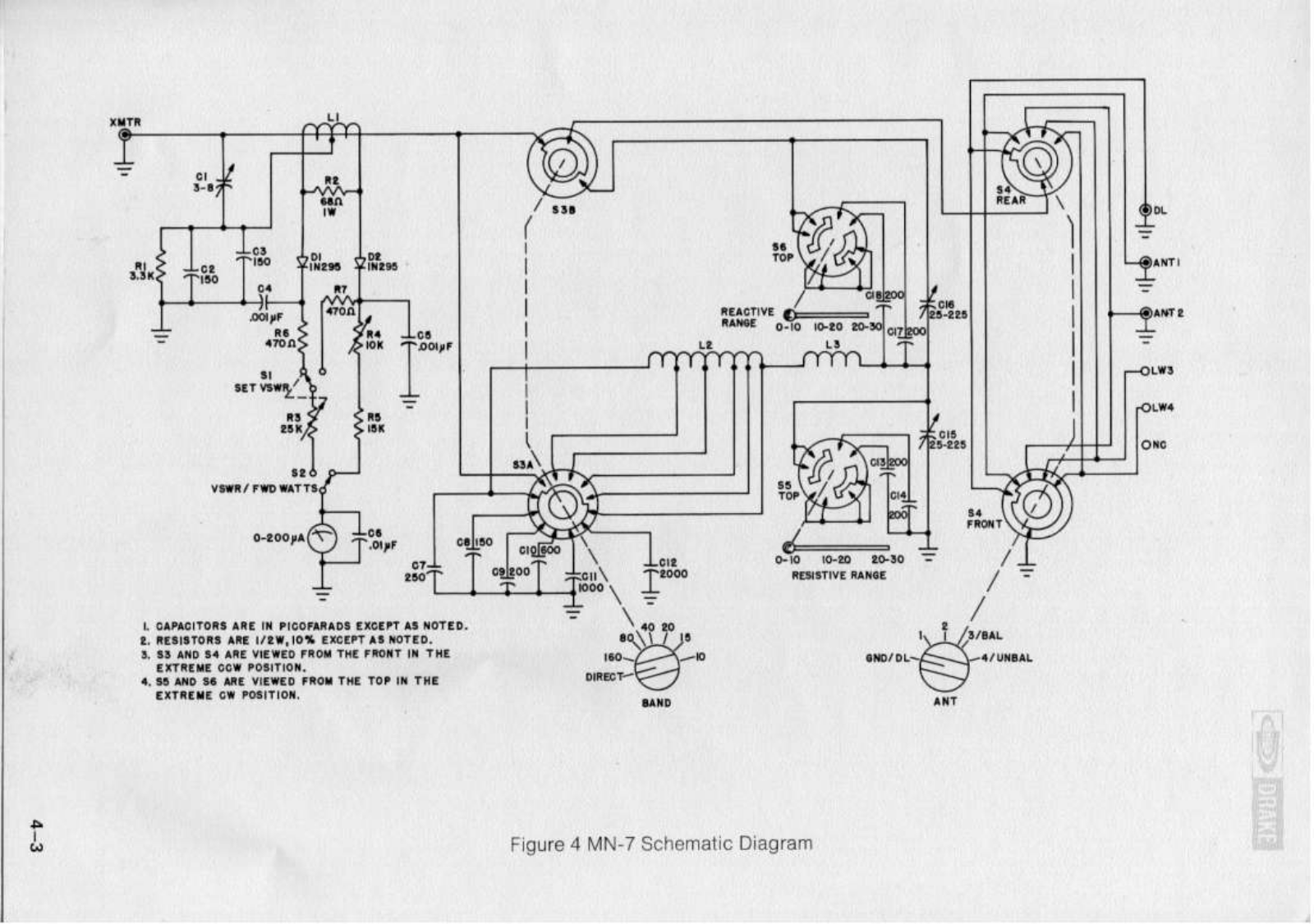 Drake MN-7 Schematics