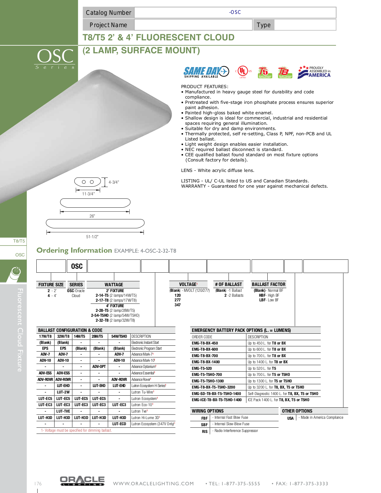 Oracle OSC-4 User Manual