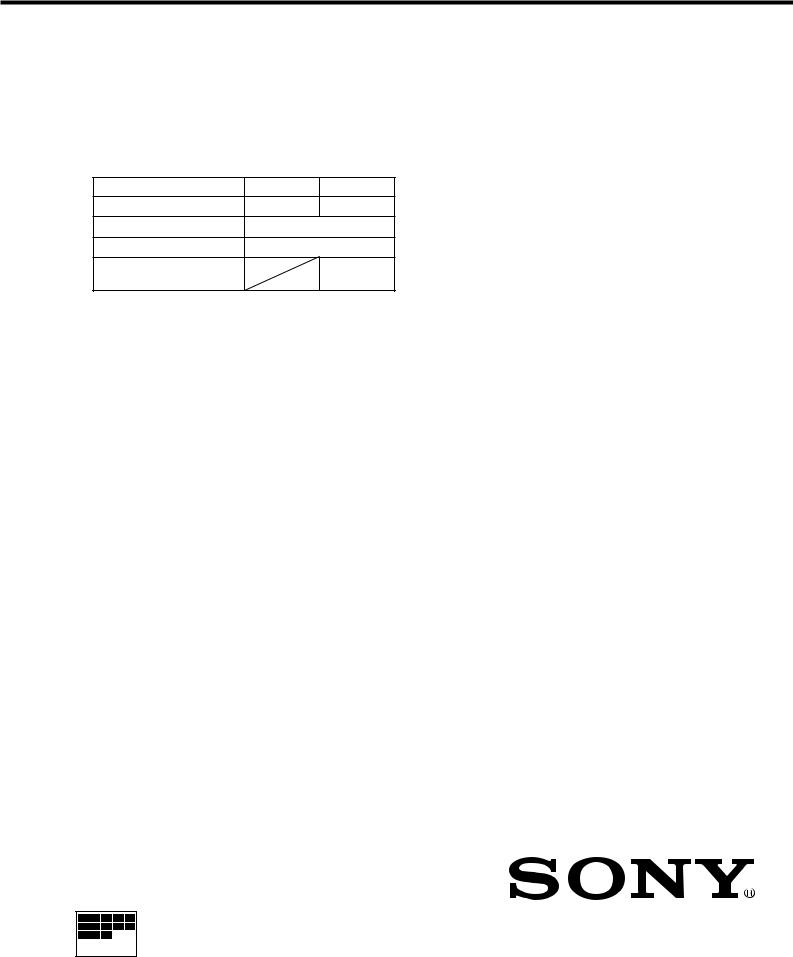 Sony MHC-NX1, MHC-NX3AV Service Manual