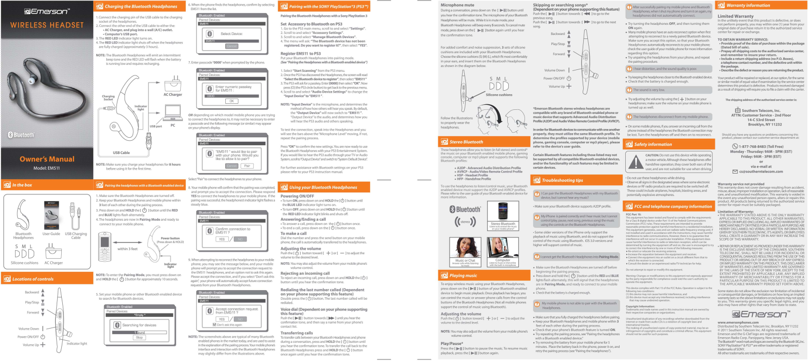 Emerson EM511 User Manual