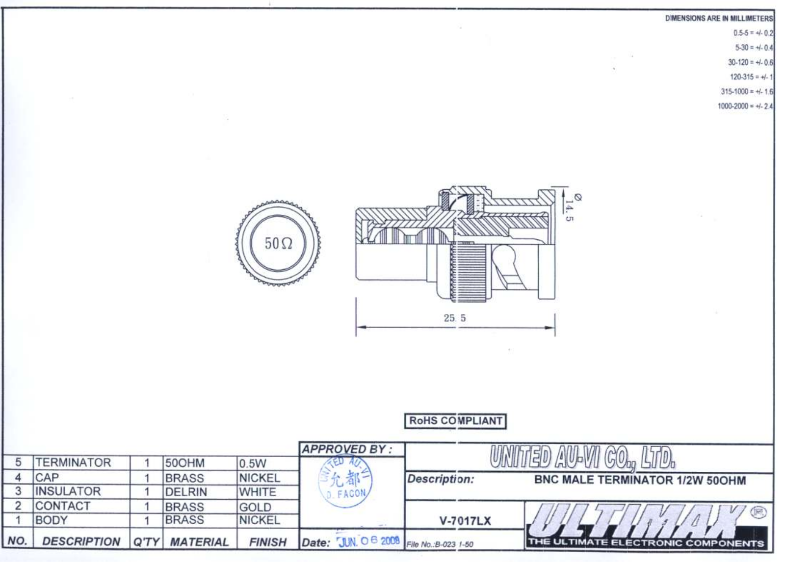 Datasheet V7017LΧ-D Specification - ManualMachine.com