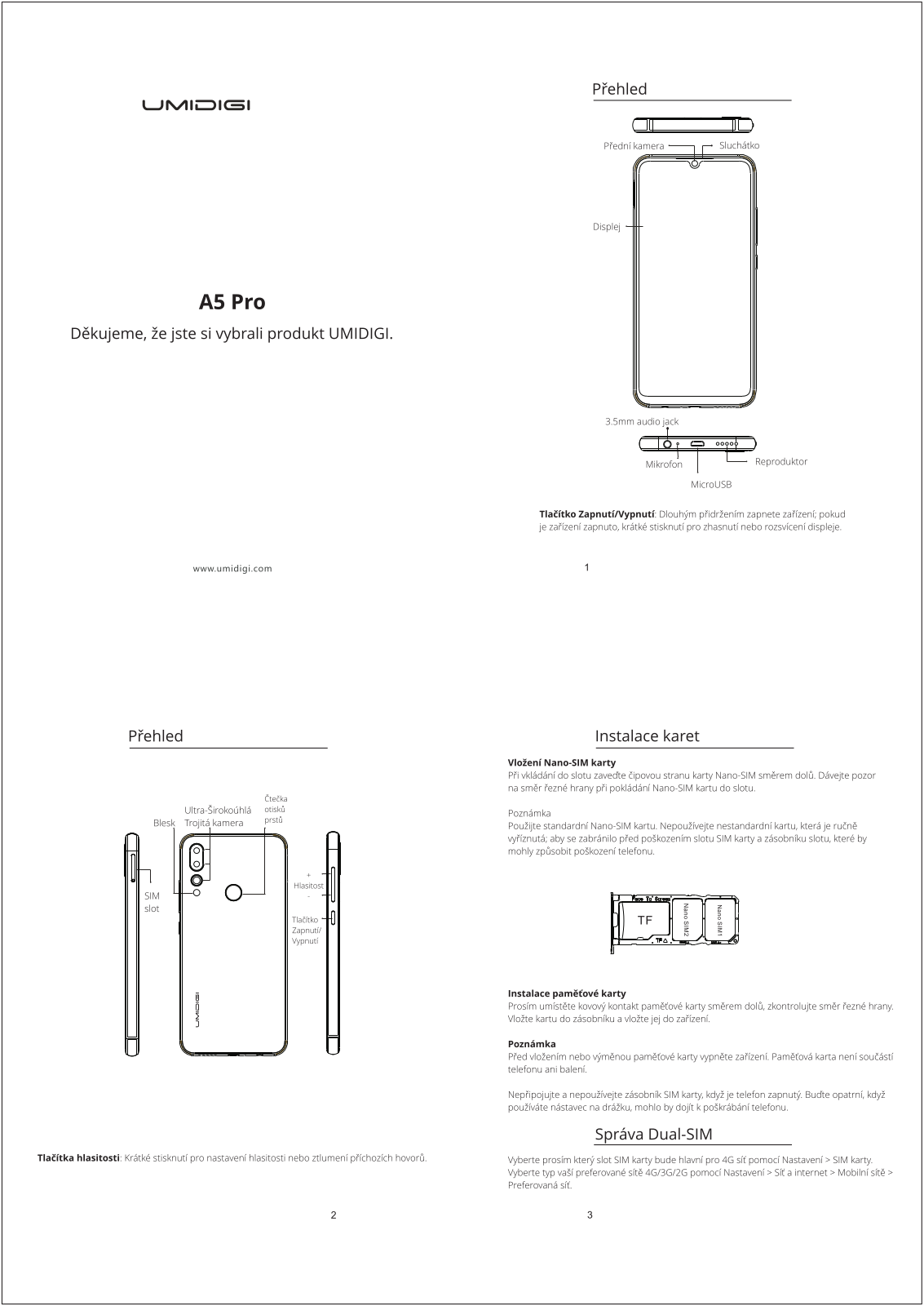 UMIDIGI A5 PRO User Manual