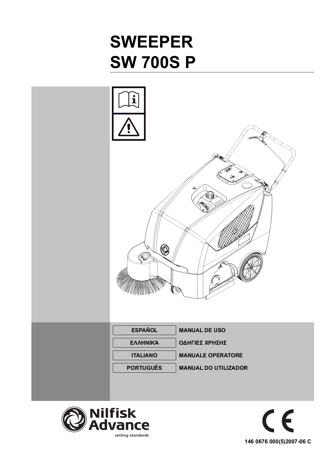 Nilfisk SW 700S P User Manual