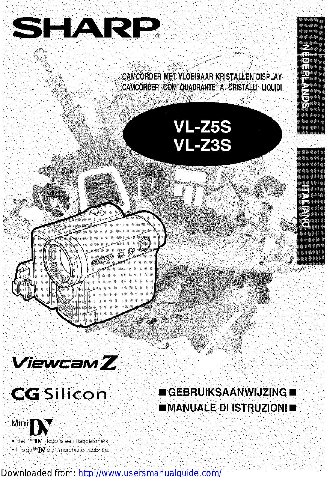 SHARP VL-Z5S/Z3S User Manual