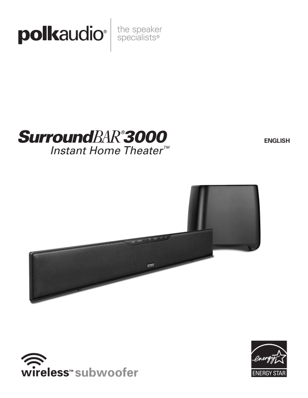 Polk Audio 3000 User Manual