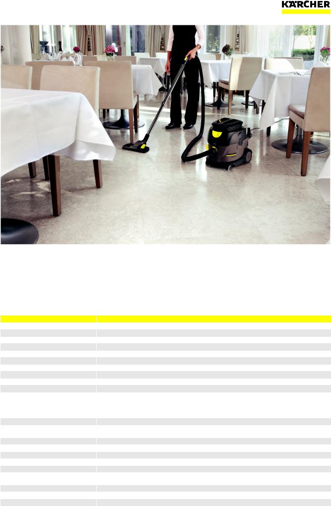 Karcher T 15/1 Eco!efficiency Datasheet