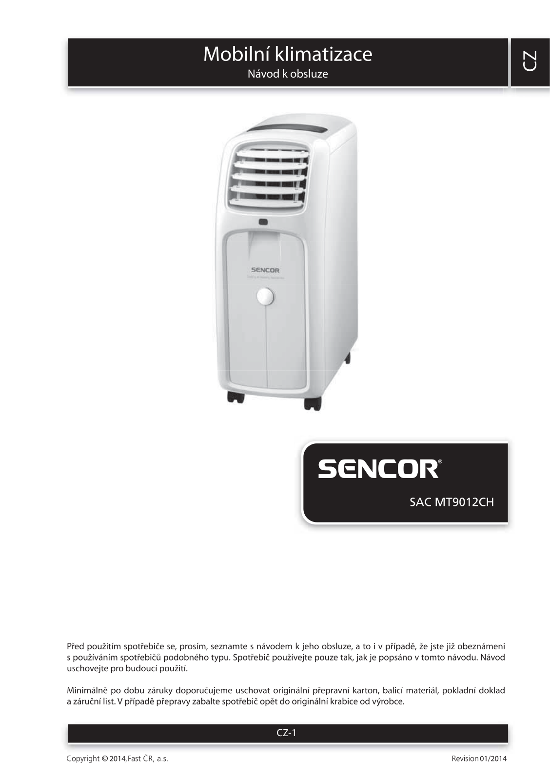 Sencor MT9012CH User Manual