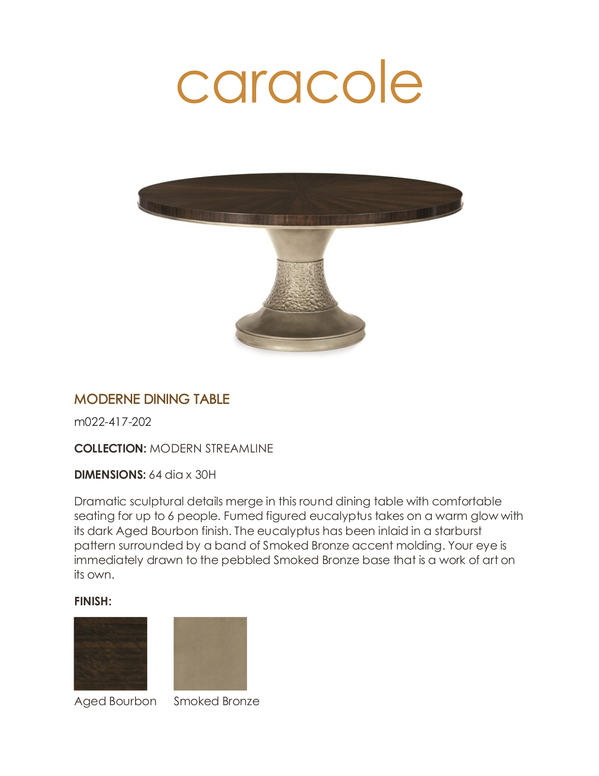 Caracole Modern CRQL1213 Specifications - ManualMachine.com