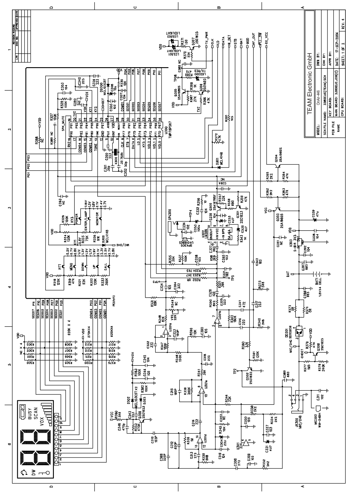 team OnAir 446 Schematic