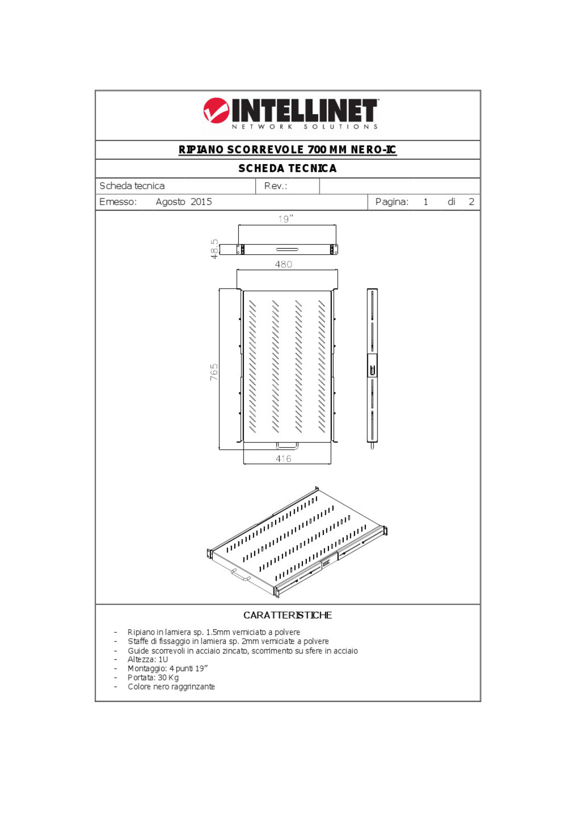 Intellinet I-CASE SLIDE-1200 Drawing - ManualMachine.com