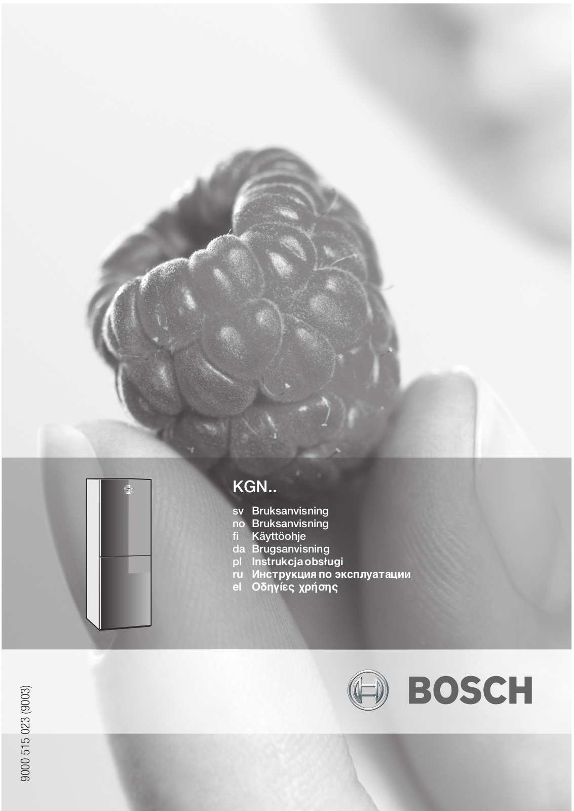 Bosch KGN39XL24R User Manual