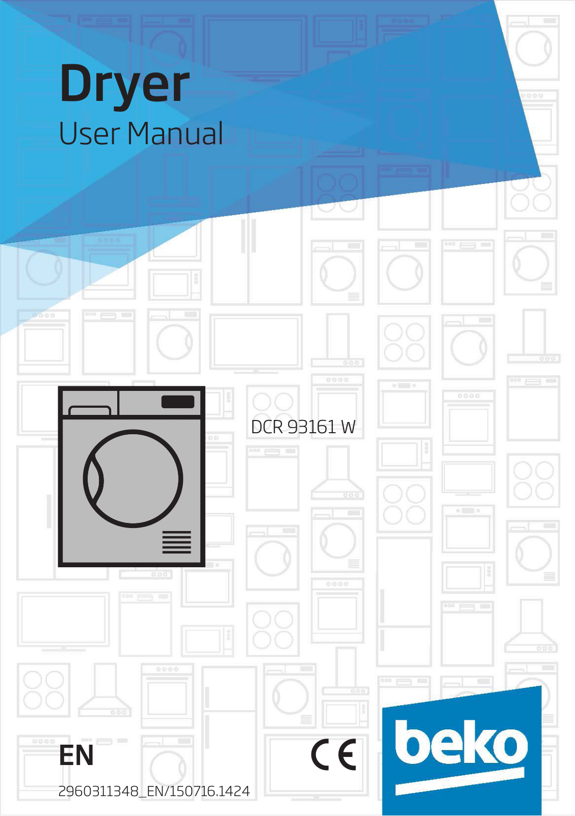 Beko DCR 93161 W User Manual