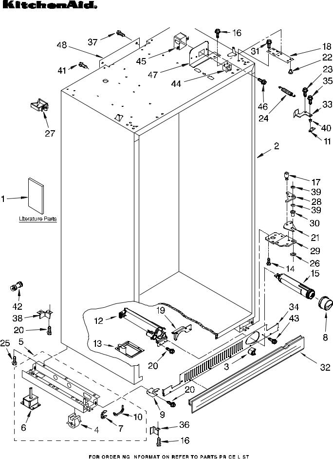 KitchenAid KSSC48QVS00 Parts List