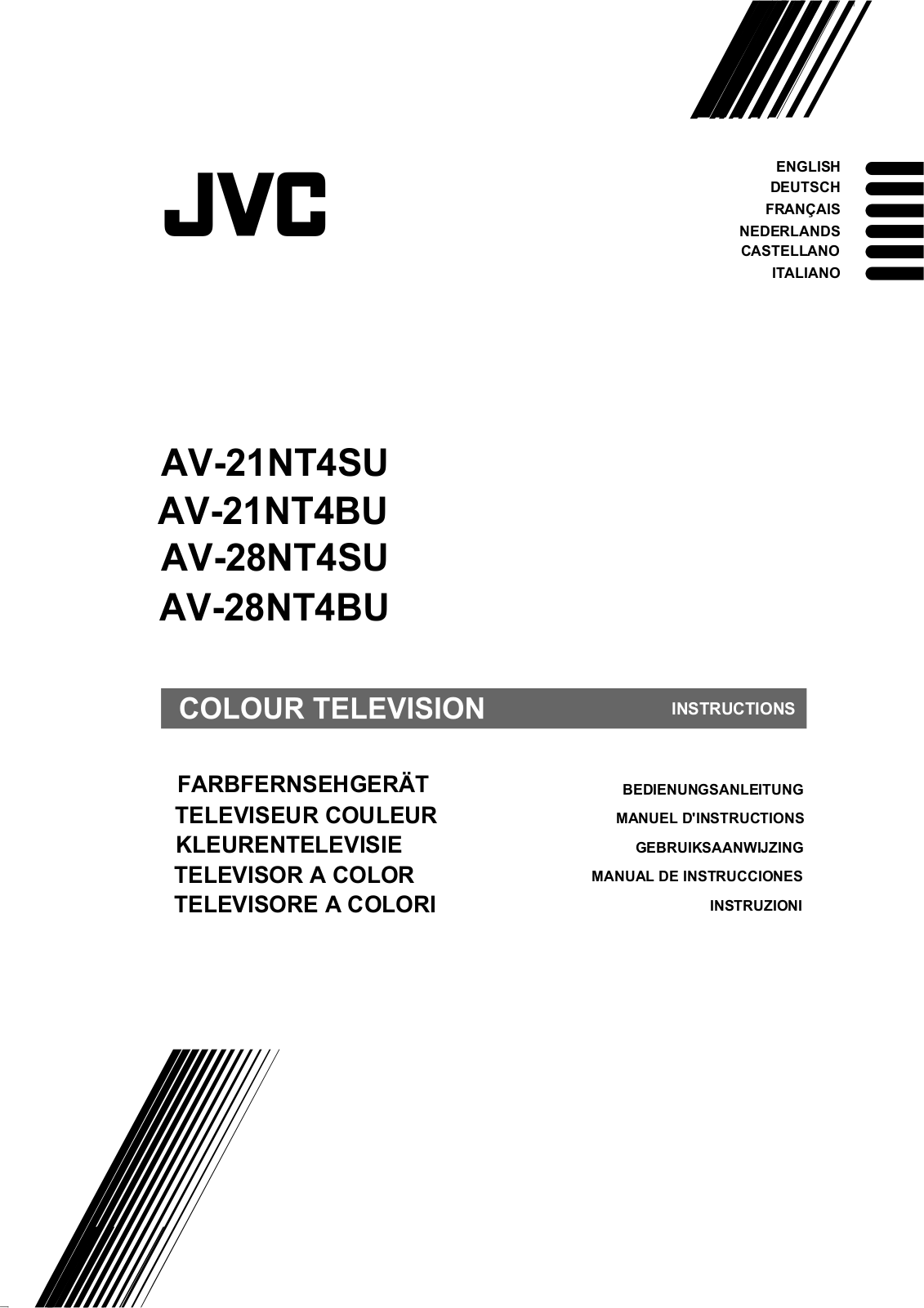 JVC AV-28NT4 User Manual