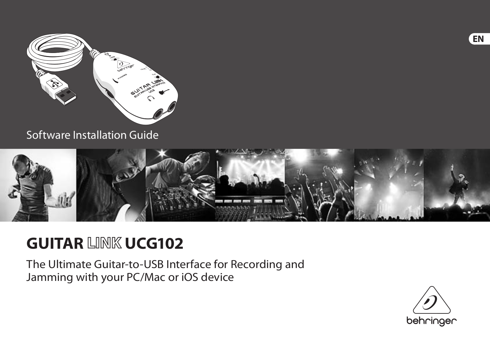 Behringer UCG102 Installation Instructions