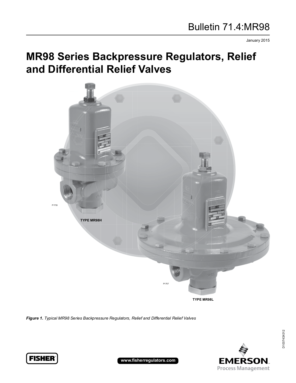 Emerson MR98 Data Sheet