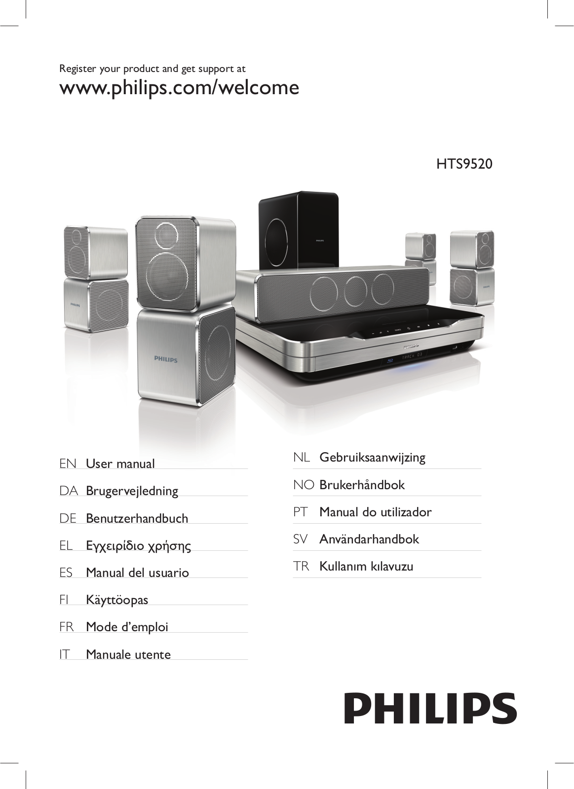 Philips HTS9520 User Manual