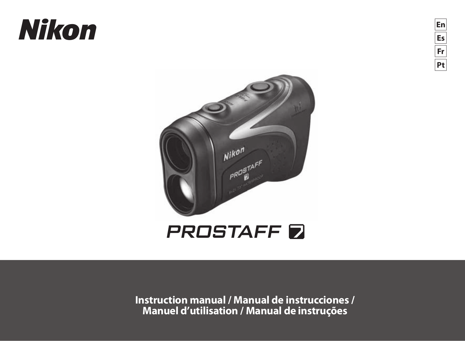 Nikon PROSTAFF User Manual