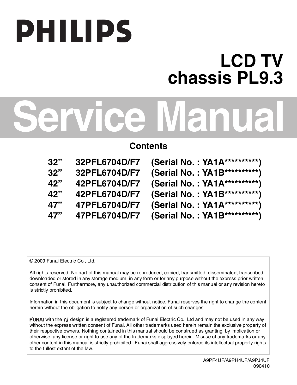 Philips PL9.3 Schematic