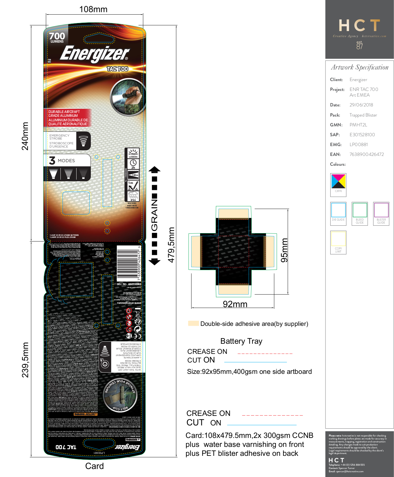 Energizer TAC 700 User Manual