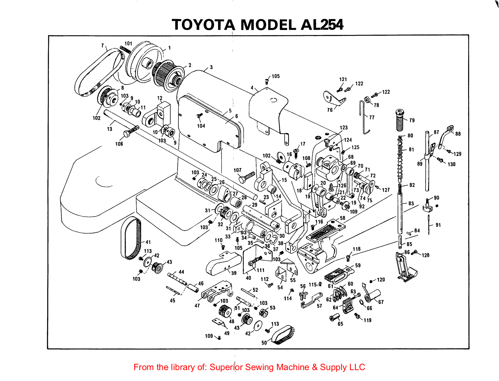 Toyota AL254 Manual