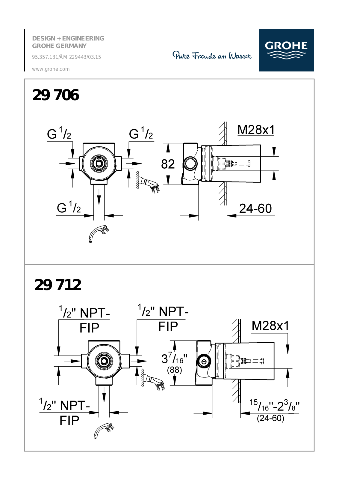 GROHE GRH1309 Installation & Assembly - ManualMachine.com