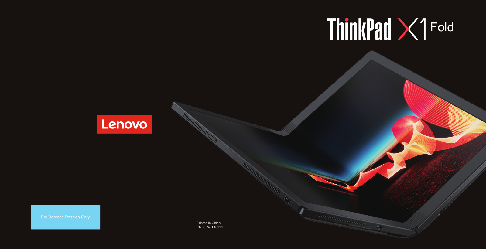 Lenovo ThinkPad X1 Fold Setup Guide