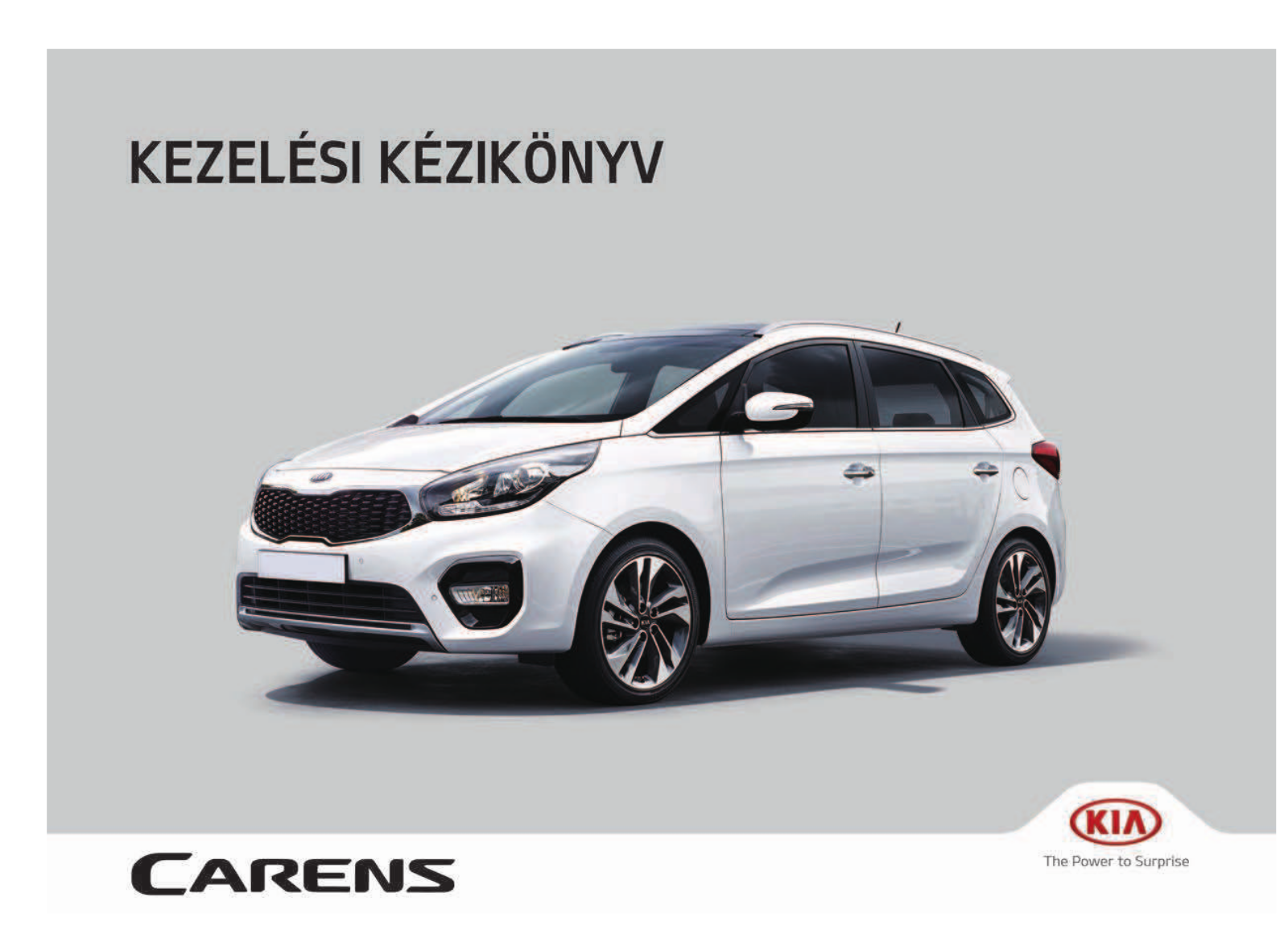 Kia Carens 2018 Owner's Manual