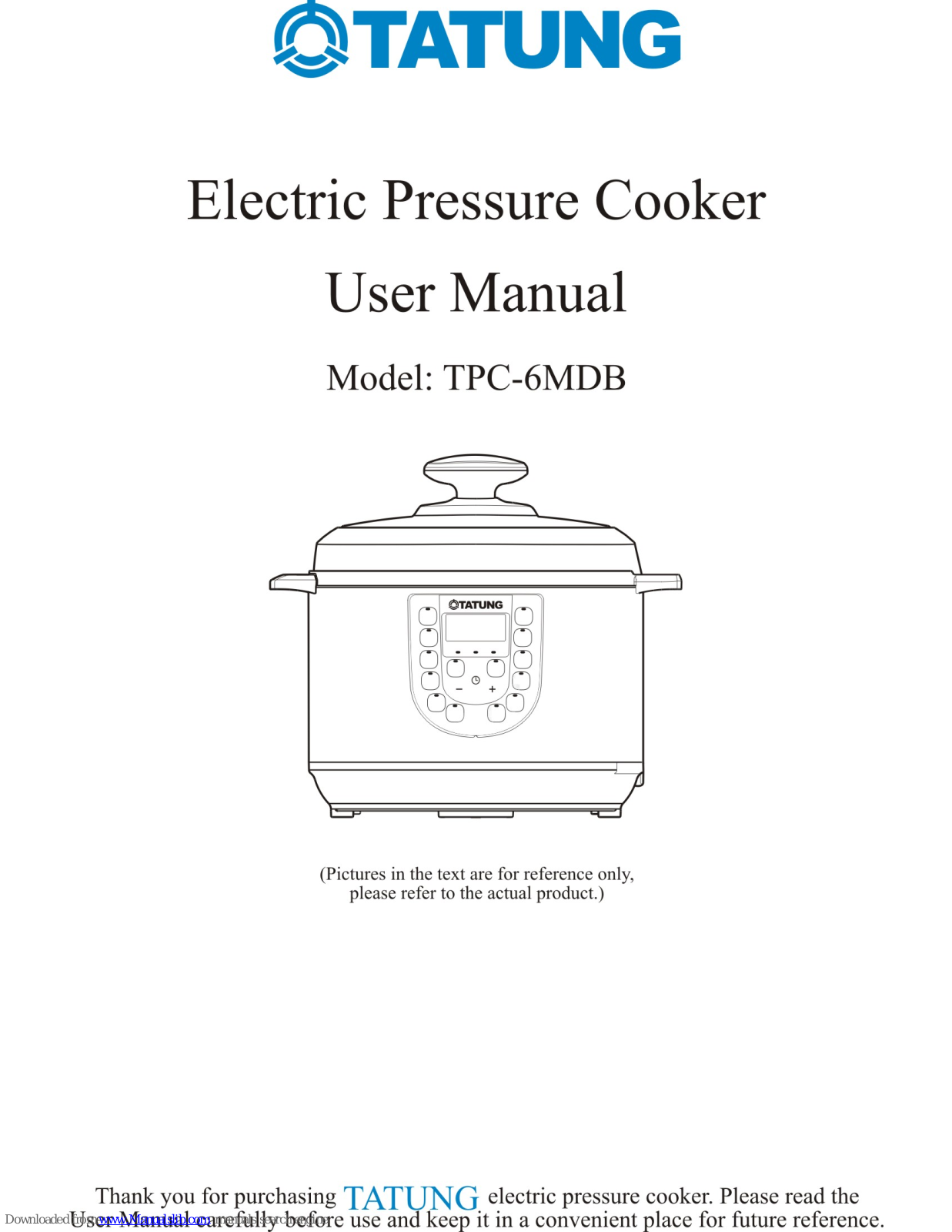 Tatung TPC-6MDB User Manual