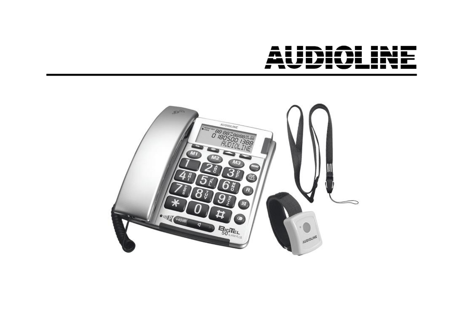 AUDIOLINE BigTel 50 Alarm Plus User Manual