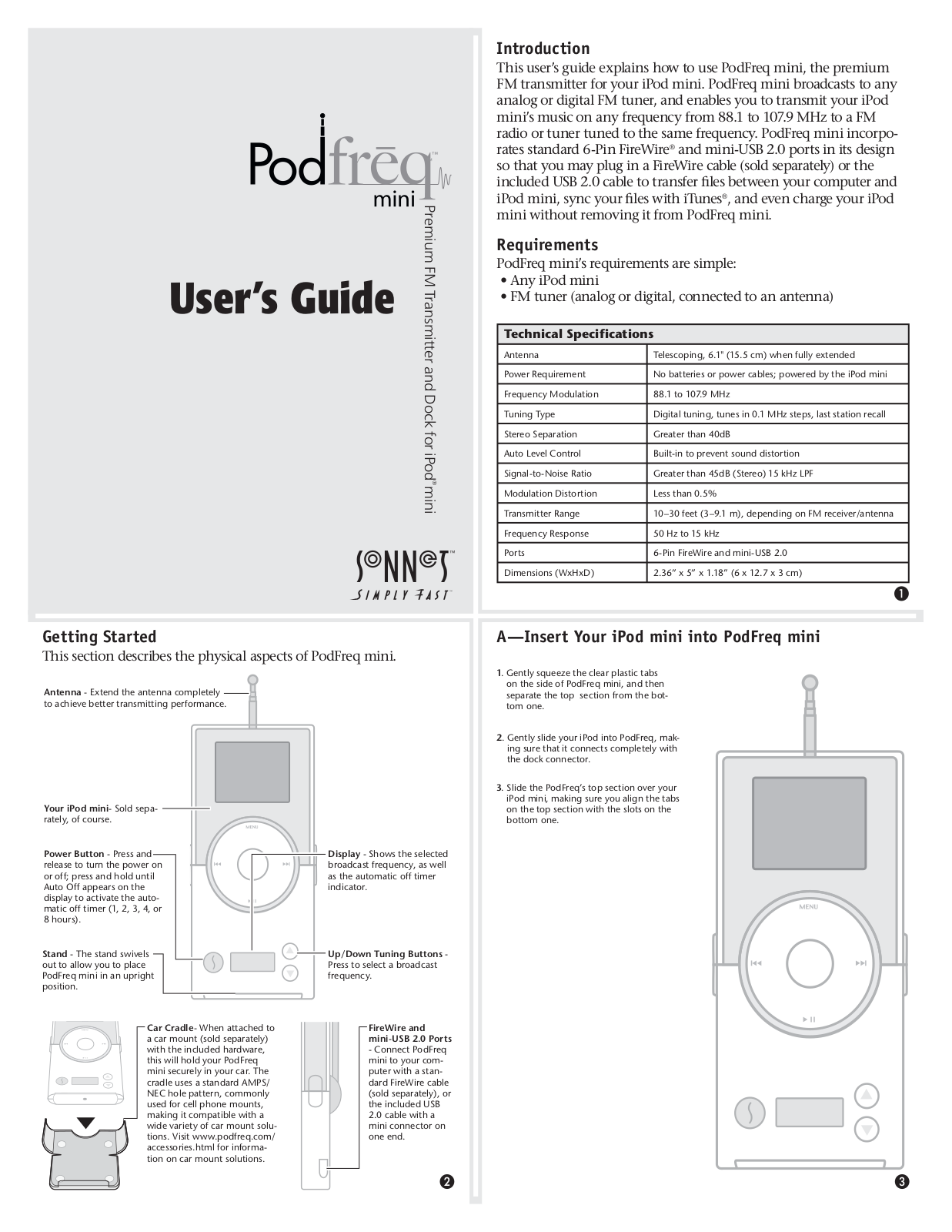 Sangean Electronics 008 Users Manual