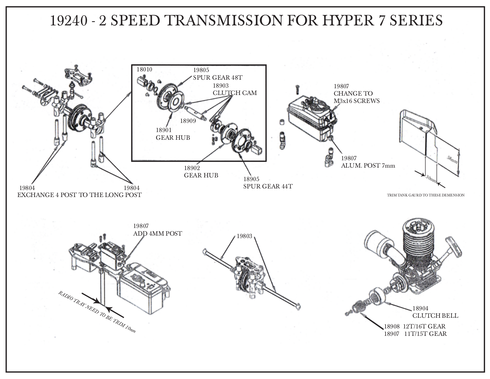 OFNA Racing 19240 User Manual