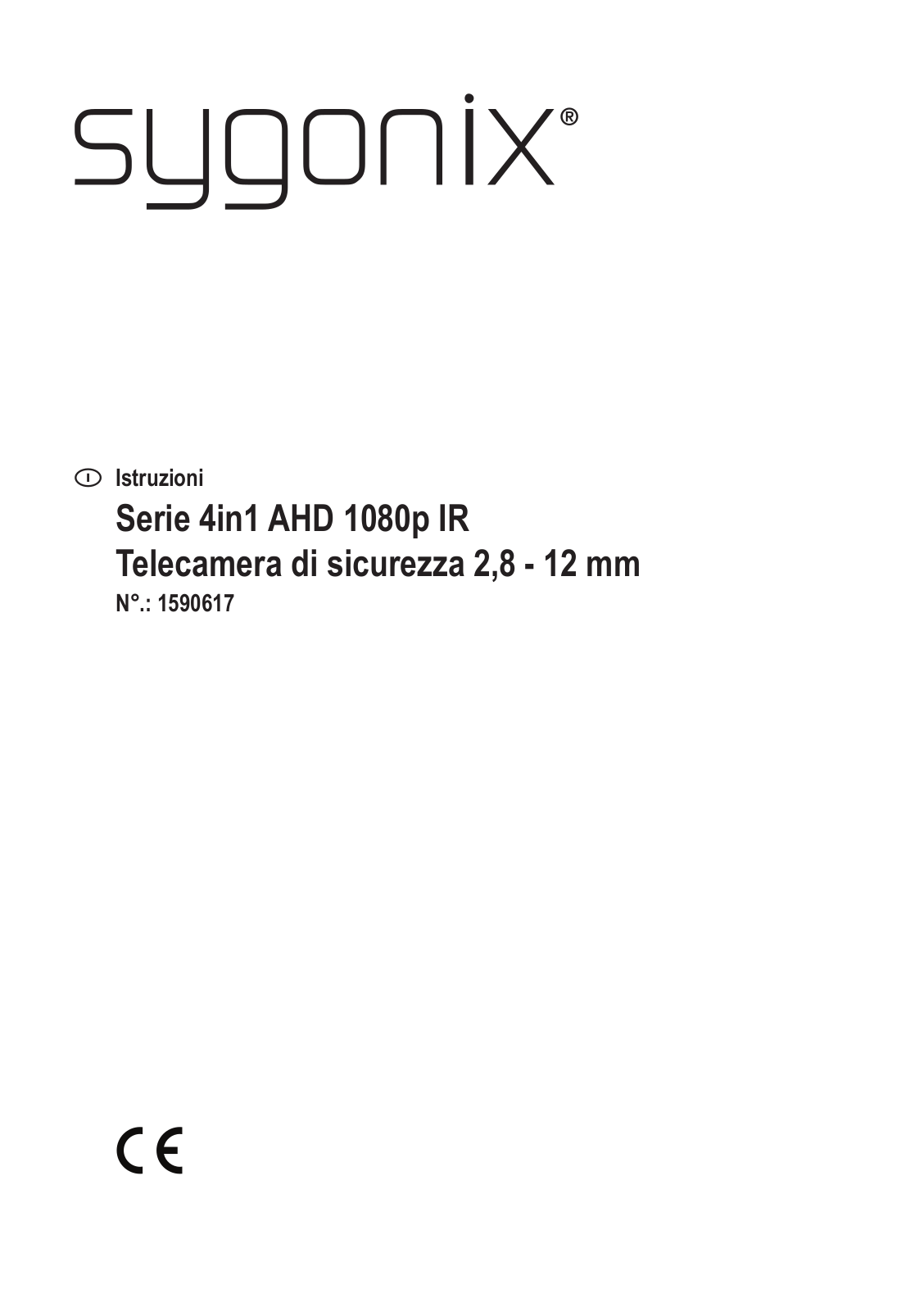 Sygonix 1590617 Operating instructions