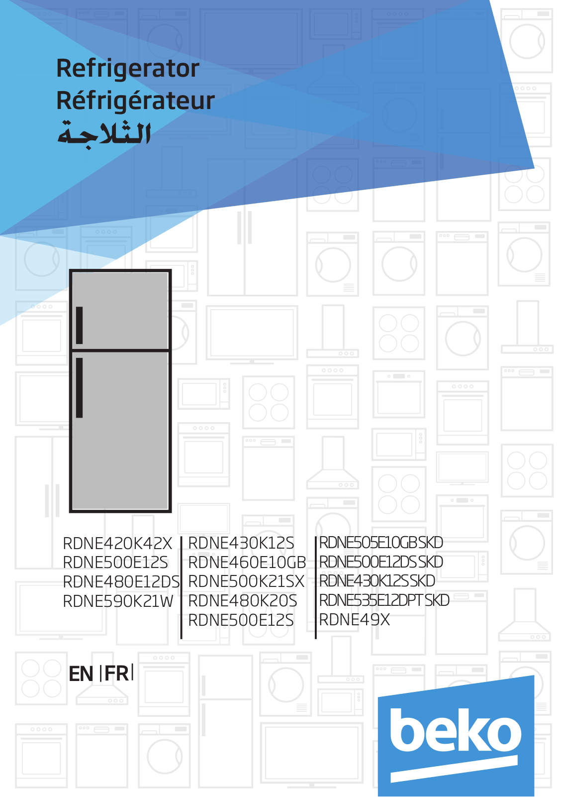 Beko RDNE420K42X, RDNE49X User manual