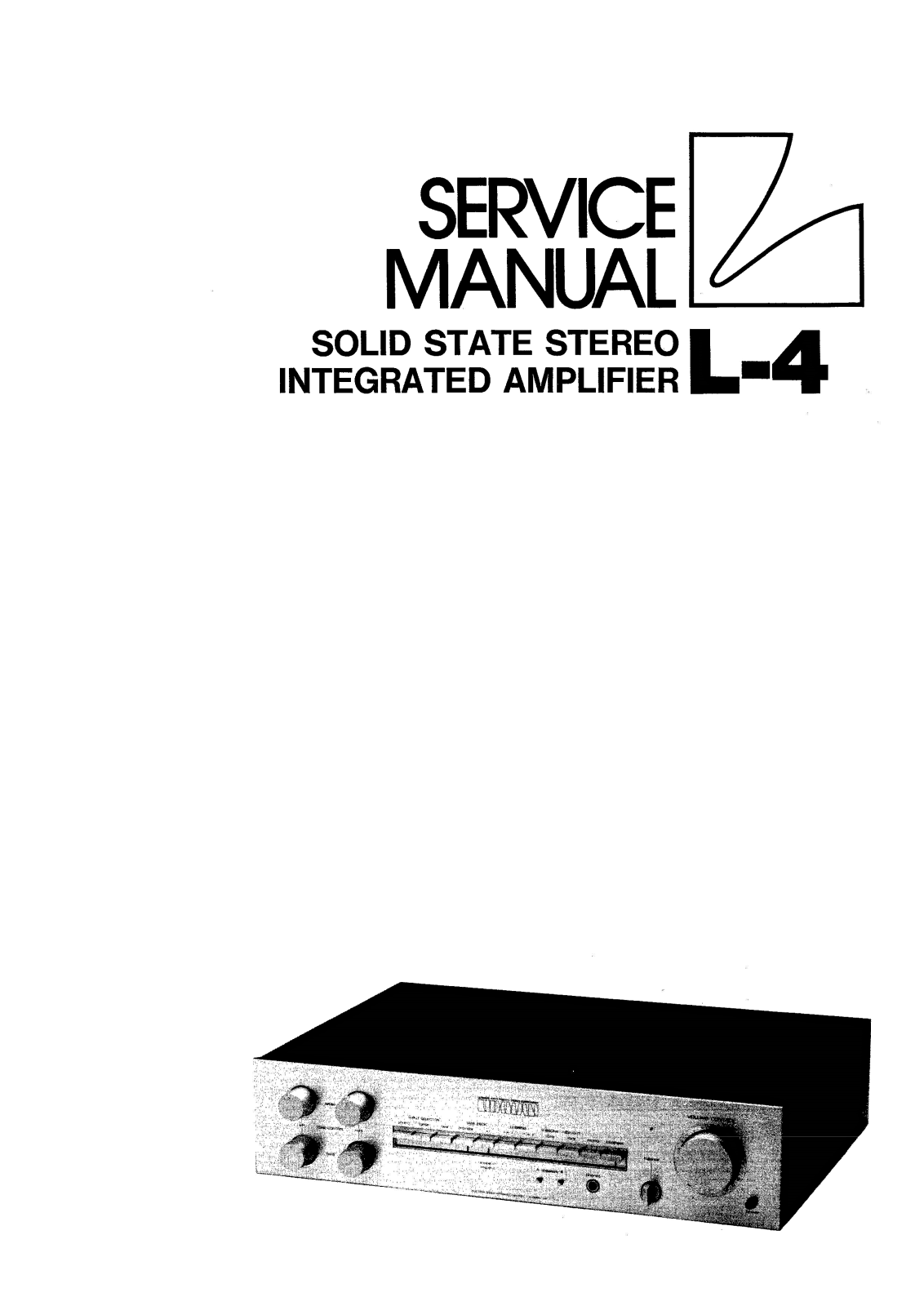 Luxman L-4 Service Manual