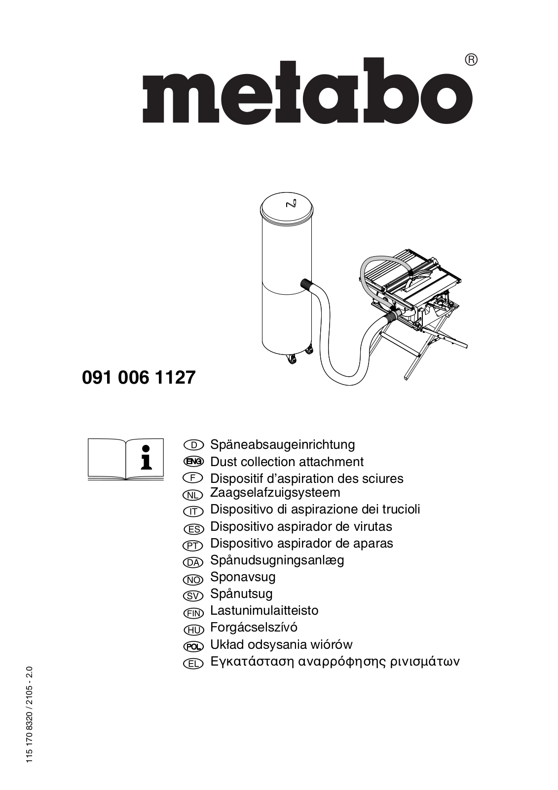 Metabo 091 006 1127 User guide - ManualMachine.com